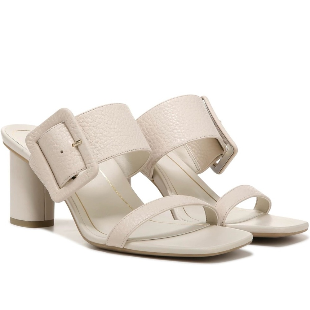 Vionic Brookell Cream Leather Sandals Size 11